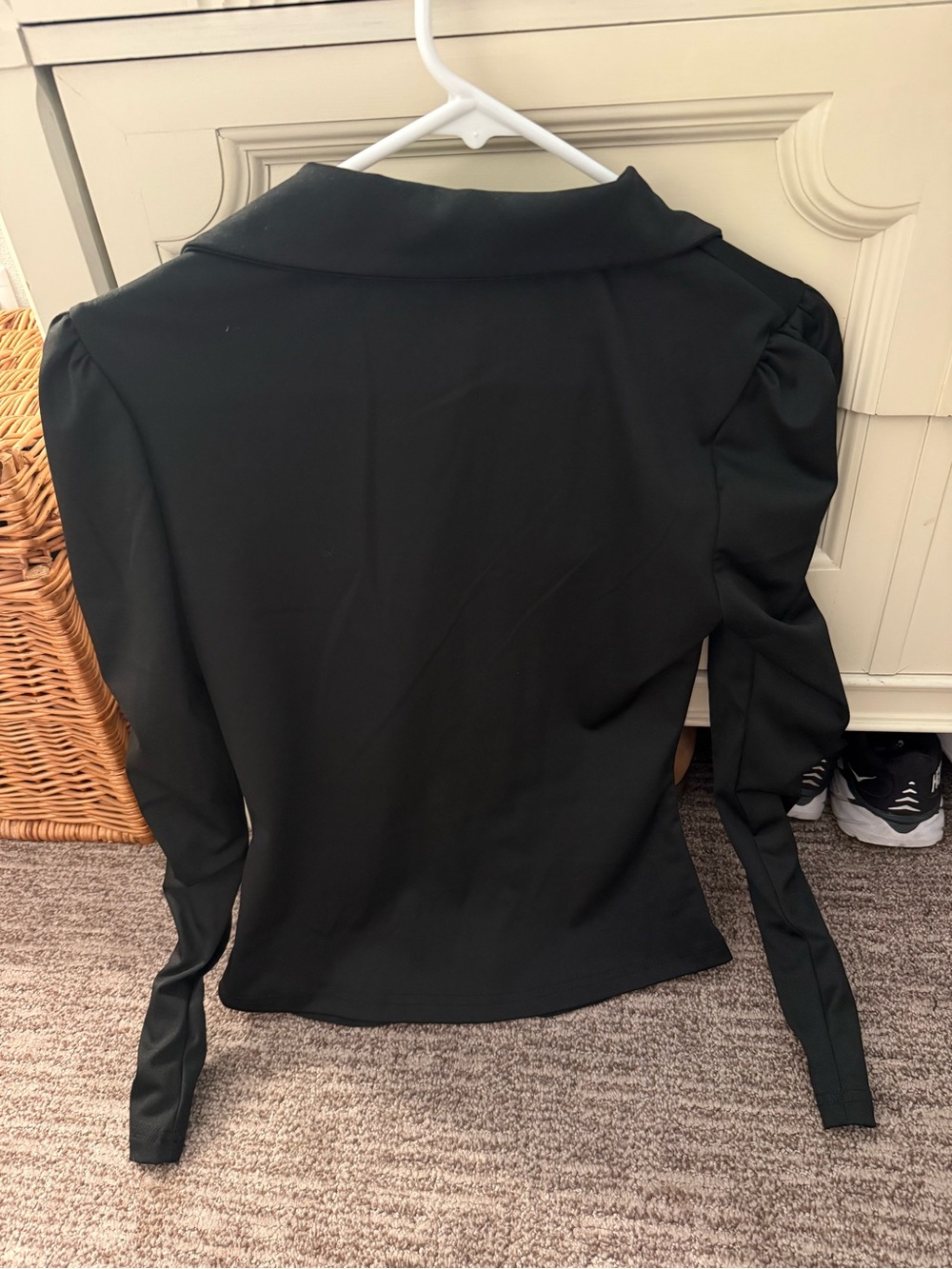 Theory Women's Ruched Button-Down Shirt - Picture 7 of 8